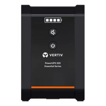 Vertiv PowerUPS 200 Essential, 1000VA/525W, 230V, līnijas interaktīvs, 4 Schuko