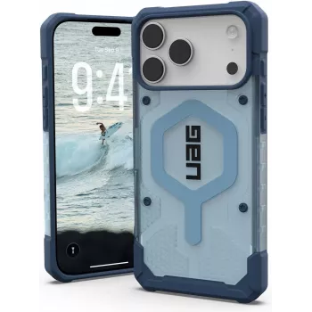 UAG Urban Armor Gear komplekts: Pathfinder MagSafe maciņš un noņemama siksniņa | Apple iPhone 17 Pro Max | zils (caurspīdīgs) & melns/grafīts | 1145521BV03