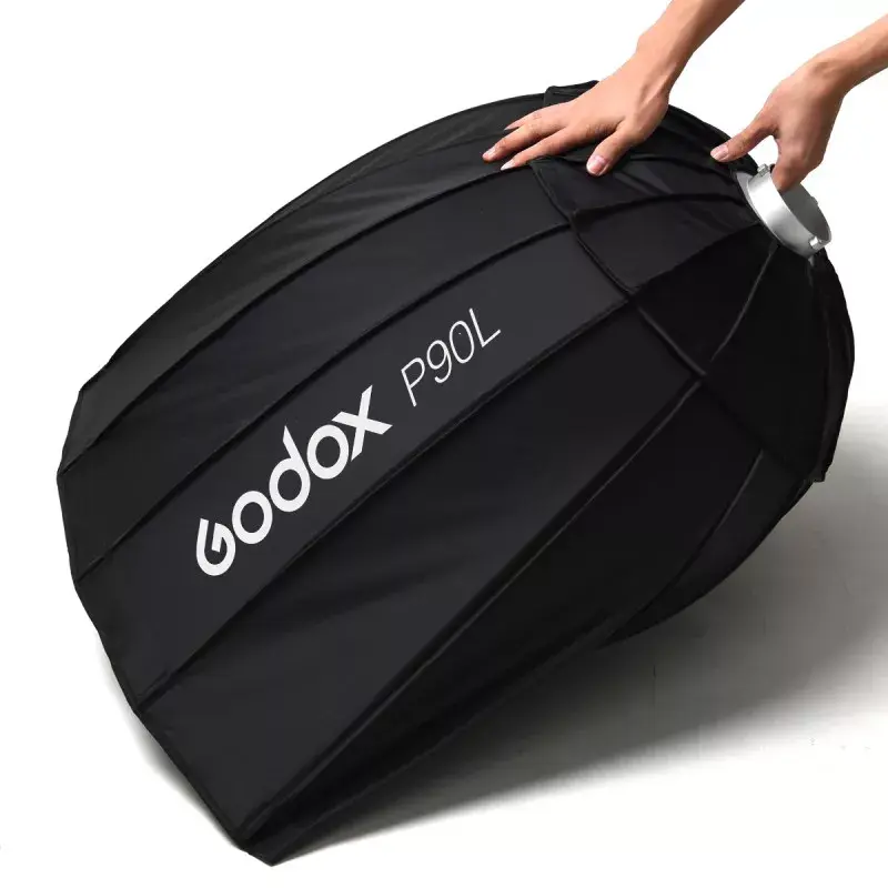 Softbox Godox P90L 90cm Melns Nylons Poliesters ar Difuzoriem