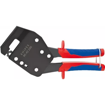 Knipex profilsavienojuma knaibles L.250mm max.1,2 (2x0,6)mm ar daudzkomponentu rokturiem