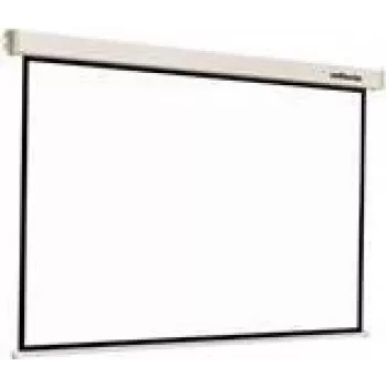 Projekcijas ekrāns REFLECTA Crystal-Line Rollo lux 160 x 160 (redzamais 156 x 156 cm, 1:1, kvadrāts, melns/balts)