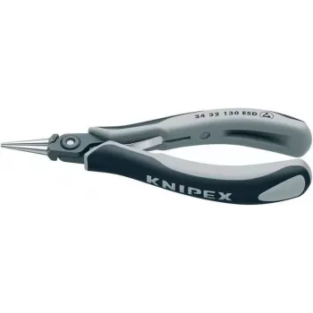KNIPEX 34 32 130 ESD ESD knaibles, 1 mm, 2.37 cm, tērauds, pelēks, 135 mm, 62 g