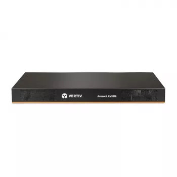 Vertiv Avocent AutoView AV3216 16 portu KVM komutators, 2 lokālie lietotāji, 1 IP lietotājs