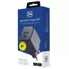 Lādētājs 3MK Hyper Charger PD 33W GaN QC4+ melns — 33W PD ātrais lādētājs ar GaN tehnoloģiju