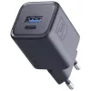 Lādētājs 3MK Hyper Charger PD 33W GaN QC4+ melns — 33W PD ātrais lādētājs ar GaN tehnoloģiju