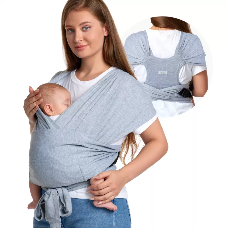 Momcozy mazuļa nēsāšanas šalle Grey