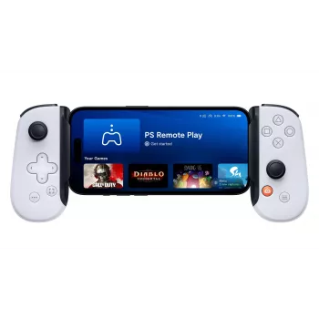 Spēļu kontrolieris Backbone One iPhone PlayStation Edition Balts — vadu Lightning kontrolieris PC, PlayStation, Xbox, iOS