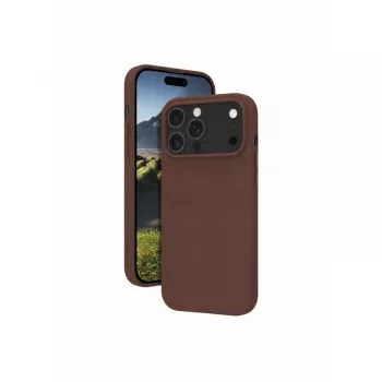 dbramante 1928 Roskilde MS - ādas Macītis iPhone 17 Pro Max ar MagSafe atbalstu (tumši dzeltenbrūns)
