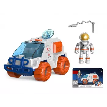Rotaļlietu kosmosa kuģis ar kosmonautu, gaismu un skaņu, Madej 009639