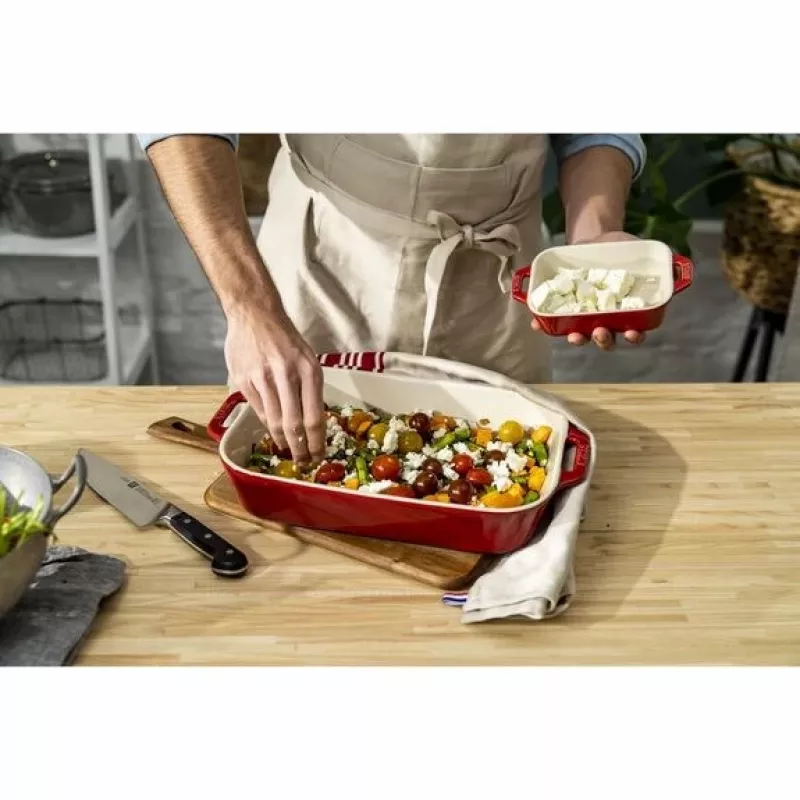 ZWILLING Staub Keramikas cepšanas trauku komplekts 3 gab., sarkans, līdz 300°C