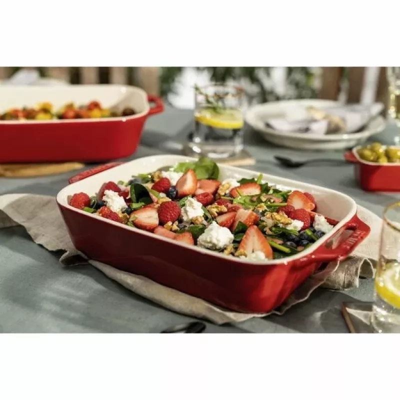 ZWILLING Staub Keramikas cepšanas trauku komplekts 3 gab., sarkans, līdz 300°C