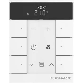 Telpas temperatūras regulators Busch-Jaeger 2CKA006220A0888 White