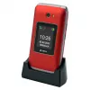 Olympia VITUS 4G salokāmais telefons — 2.8 collu LCD, Bluetooth, FM radio, 147 g, Sarkans