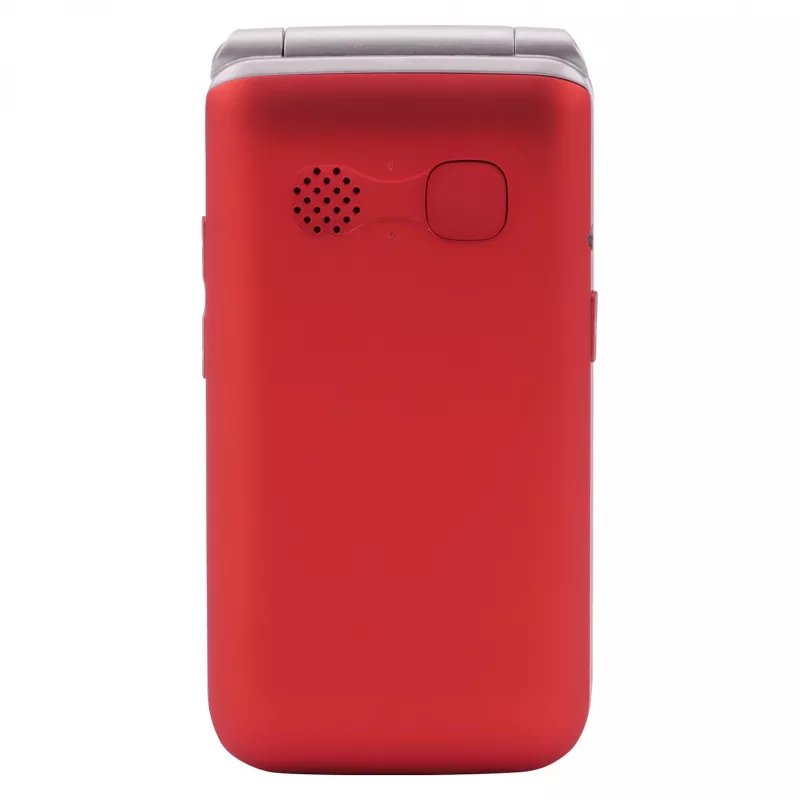 Olympia VITUS 4G salokāmais telefons — 2.8 collu LCD, Bluetooth, FM radio, 147 g, Sarkans
