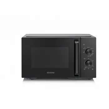 Kombinētā mikroviļņu krāsns SEVERIN MW 7792, uzstādāma uz galda, 20 L, 900 W, melna, pogas un rotācijas regulators