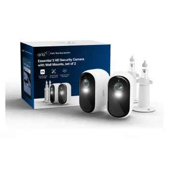 Arlo E3 HD 2 kameru komplekts + 2 stiprinājumi