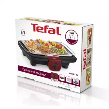 Galda elektriskais grils Tefal BG90F5 Melns Nerūsējošais tērauds 2300W