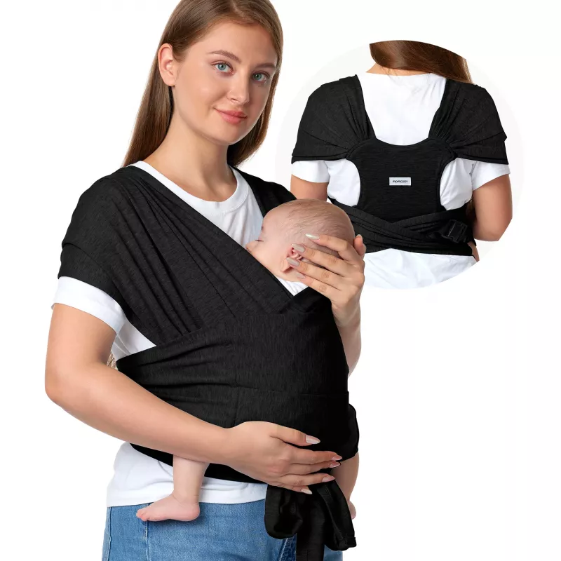 Momcozy mazuļa aptinējs Black | Bērnu nēsātājs