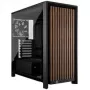 CORSAIR FRAME 4000D RS Wood korpuss — melns/valrieksts, Mid-Tower