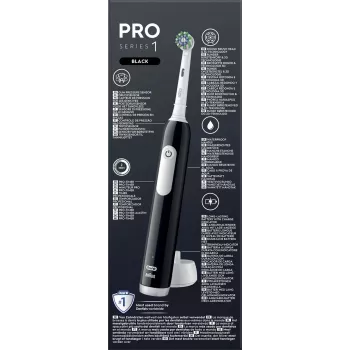Elektriskā zobu birste BRAUN Oral-B Pro Series 1, melna