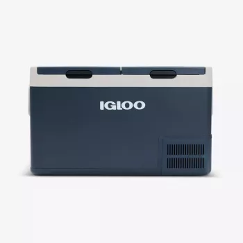 Elektriskā dzesēšanas kaste Cool Box Igloo ICF 80DZ 83 L (AC/DC, 100–240 V) Zila/Pelēka