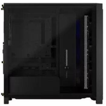 Corsair FRAME 4000X RS vidējais torņa korpuss Melns RGB ventilators 4x RS120 PWM