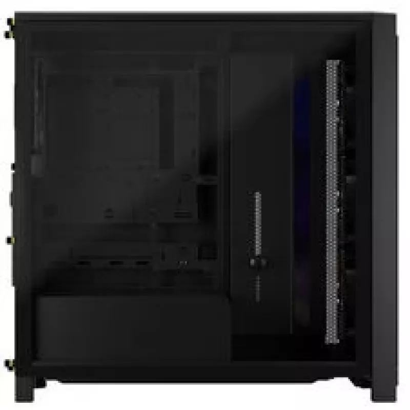Corsair FRAME 4000X RS vidējais torņa korpuss Melns RGB ventilators 4x RS120 PWM
