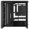 Corsair FRAME 4000X RS vidējais torņa korpuss Melns RGB ventilators 4x RS120 PWM