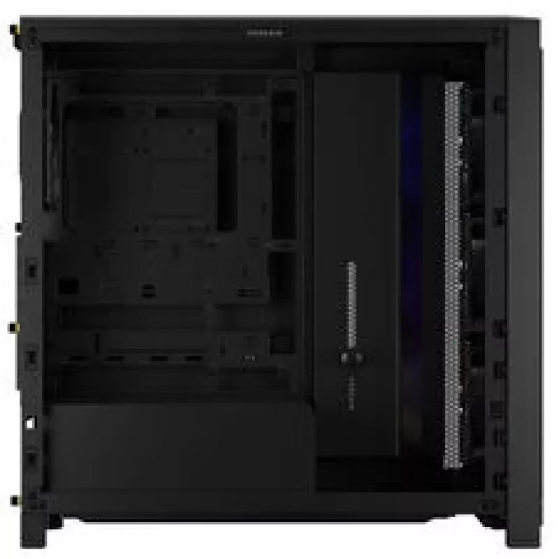 Corsair FRAME 4000X RS vidējais torņa korpuss Melns RGB ventilators 4x RS120 PWM