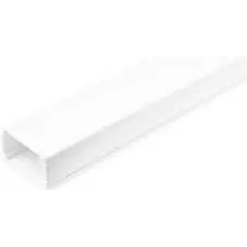 StarTech.com Cietais kabeļu kanāls ar līmlenti un vāku, 45mm x 27mm, 1.8m, balts, PVC