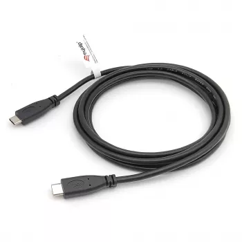 EQUIP USB 2.0 Type-C uz Type-C kabelis M/M 0.3m PD 60W, 0.48 Gbit/s, Niķelēti kontakti, Melns