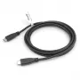 USB-C uz USB-C kabelis 2.0 EQUIP 128833, 0.5 m, PD 60W, 0.48 Gbit/s, niķelēti kontakti, melns