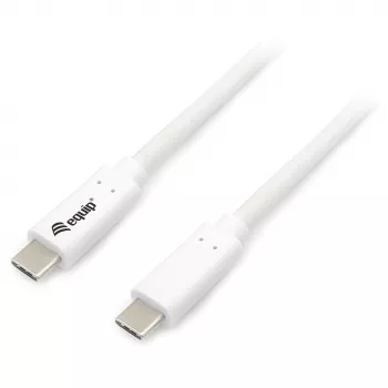 EQUIP USB 3.2 Gen 1 USB-C uz USB-C kabelis 0,5m PD 60W 5Gbps Balts