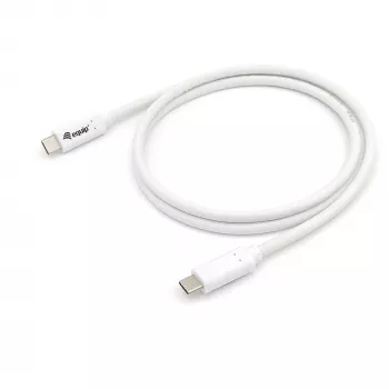 EQUIP USB 3.2 Gen 1 USB-C uz USB-C kabelis 0,5m PD 60W 5Gbps Balts