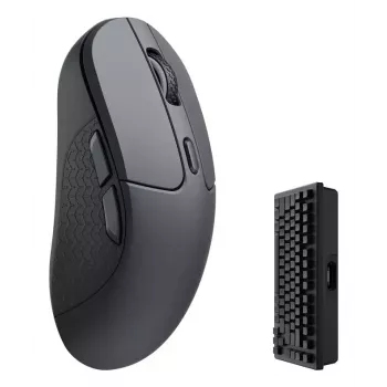 Pele Keychron M3-A4 bezvadu RGB 4000Hz (melnā)