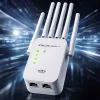 Wi‑Fi signāla pastiprinātājs QOLTEC AC1200 – divu joslu diapazona paplašinātājs