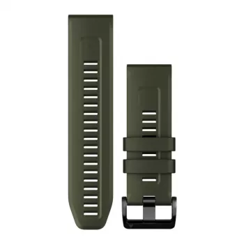 Garmin fenix 7X 26mm QuickFit siksniņa – Moss Silicone (zaļa)