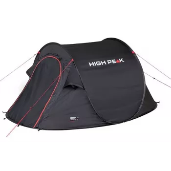 Tuneļtelts High Peak Vision 2 Black 10280