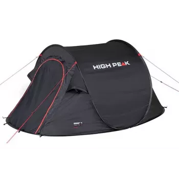Tunelša tipa telts High Peak Vision 3 Black 10290