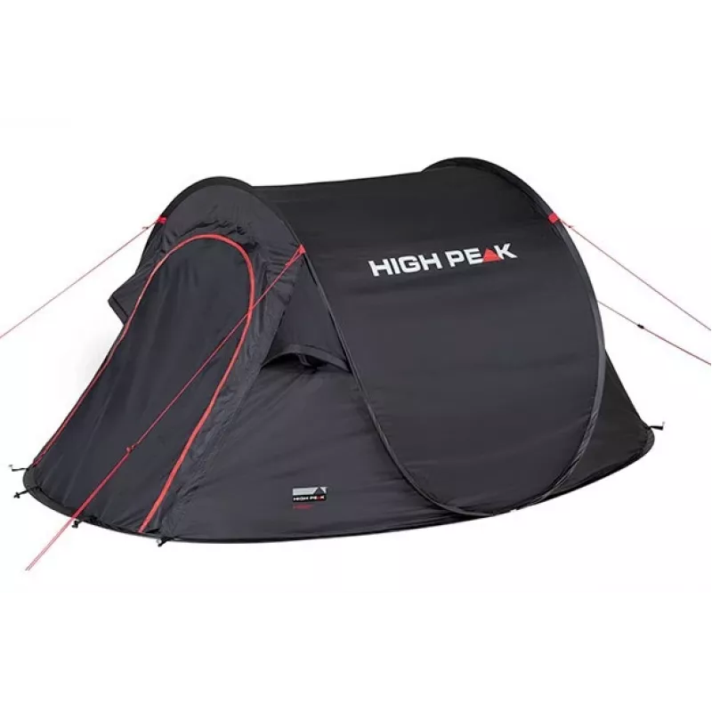 Tunelša tipa telts High Peak Vision 3 Black 10290