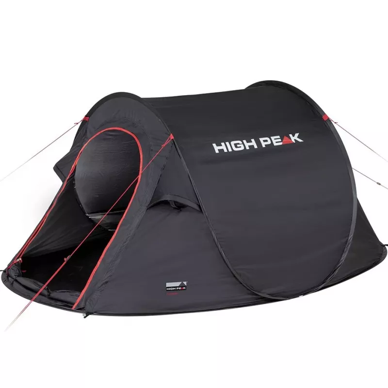 Tunelša tipa telts High Peak Vision 3 Black 10290