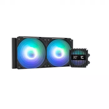 ZALMAN ALPHA2 V2 A24 240 mm CPU šķidruma dzesētājs — slēgta cikla AIO, melns