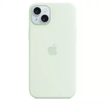 Silicone Maciņš ar MagSafe Apple iPhone 15 Plus — Silikons, Piparmētru, 6,7 collu iPhone 15 Plus