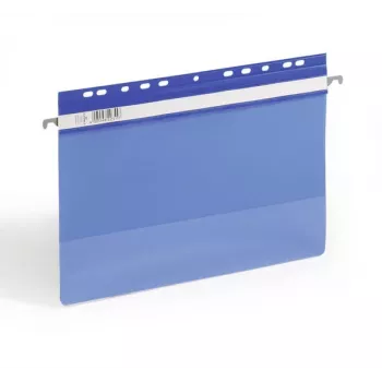 Durable 2561-06 A4 Plastmasas Piekaramā Mape Caurspīdīga Zila