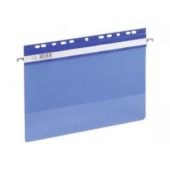 Durable 2561-06 A4 Plastmasas Piekaramā Mape Caurspīdīga Zila