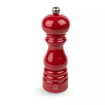 Piparu dzirnaviņas PEUGEOT Paris 18 cm uSelect, sarkanā lakotā koka, regulējama malšana