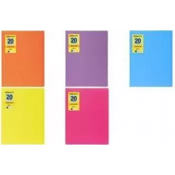 Pagna projekta mape 21012-34, A4, polipropilēns (PP), rozā