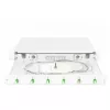 Šķiedru optikas sadales kārba DIGITUS DN-96330/9APC 1U, 6x LC-APC DX, OS2, polimērs/tērauds, gaiši pelēka