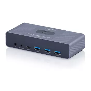KVM slēdzis DIGITUS DS-12856 USB-C/USB-A 2 portu Dual HDMI 4K60Hz (USB 3.2 Gen 1)