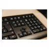 Bezvadu tastatūra Cherry KW 3000 Universāla RF QWERTY Portugāļu Melna